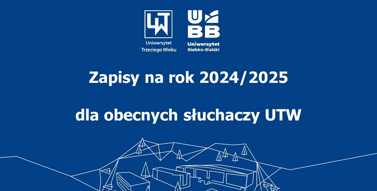 Zapisy na rok 2024/2025 dla obecnych słuchaczy UTW